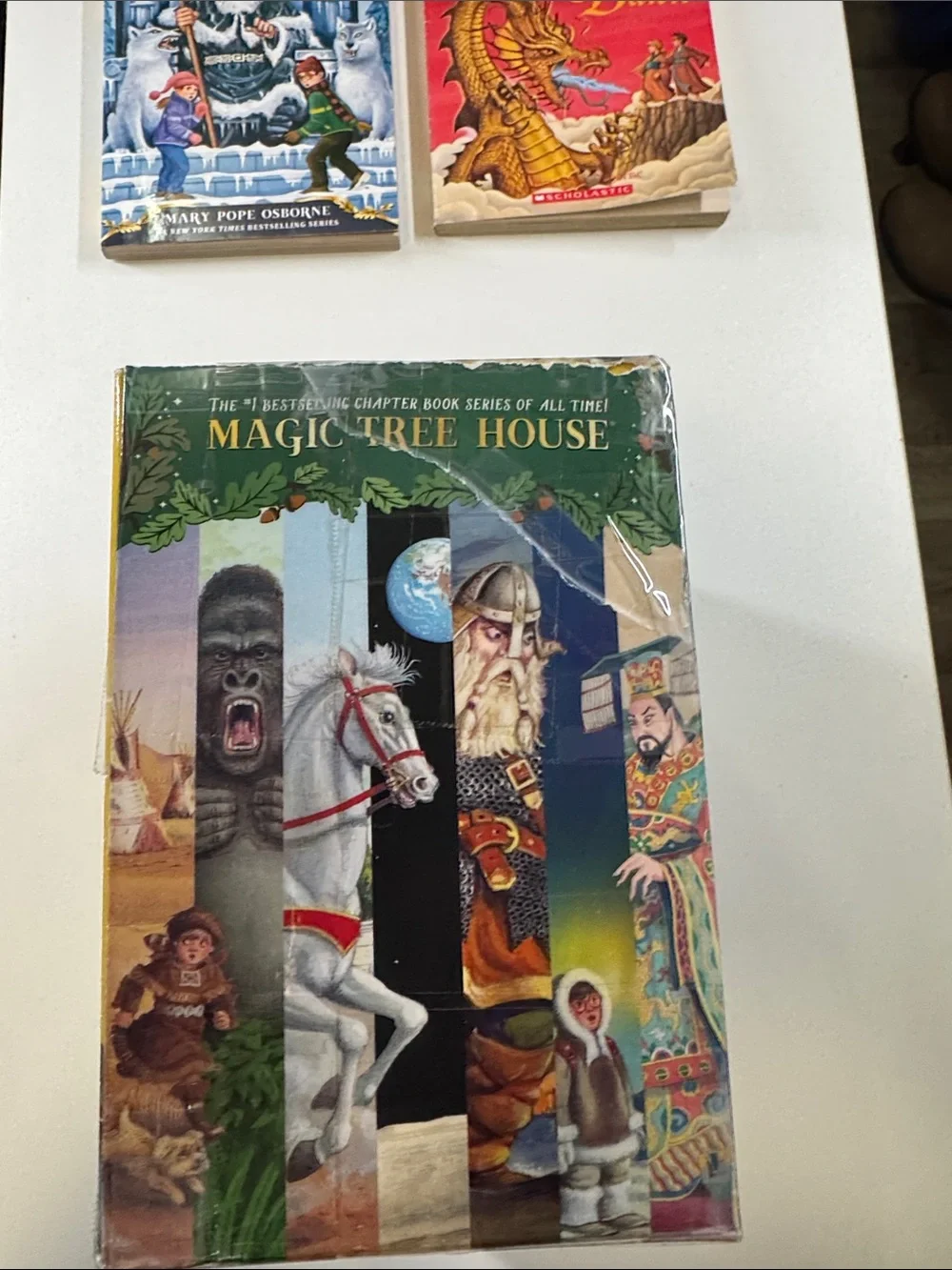Magic Tree House book set with 2 extra Mary Pope Osborne books.